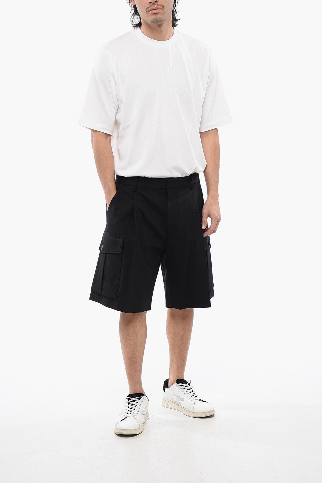 Dsquared2 Cargo Shorts VARSITY with Pleats Size US 35 - 4 Thumbnail