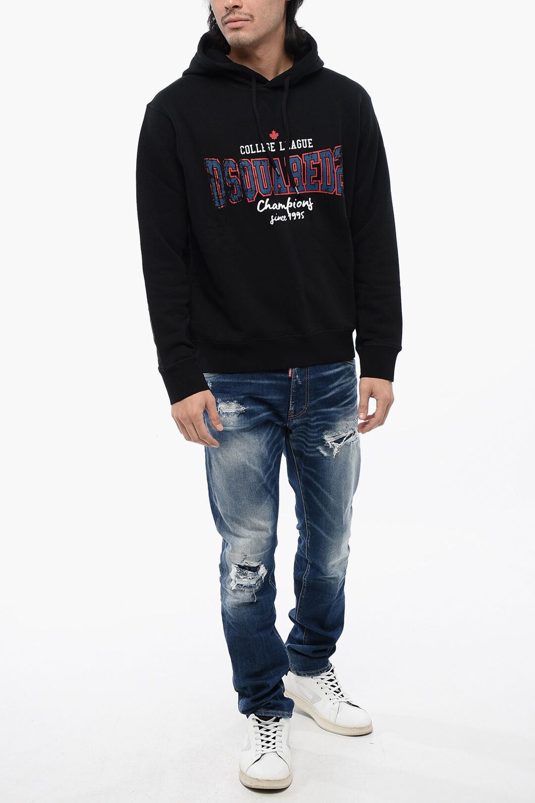 Dsquared2 Cool Fit Hoodie with Logo Print Size US XL / EU 56 / 4 - 4 Thumbnail