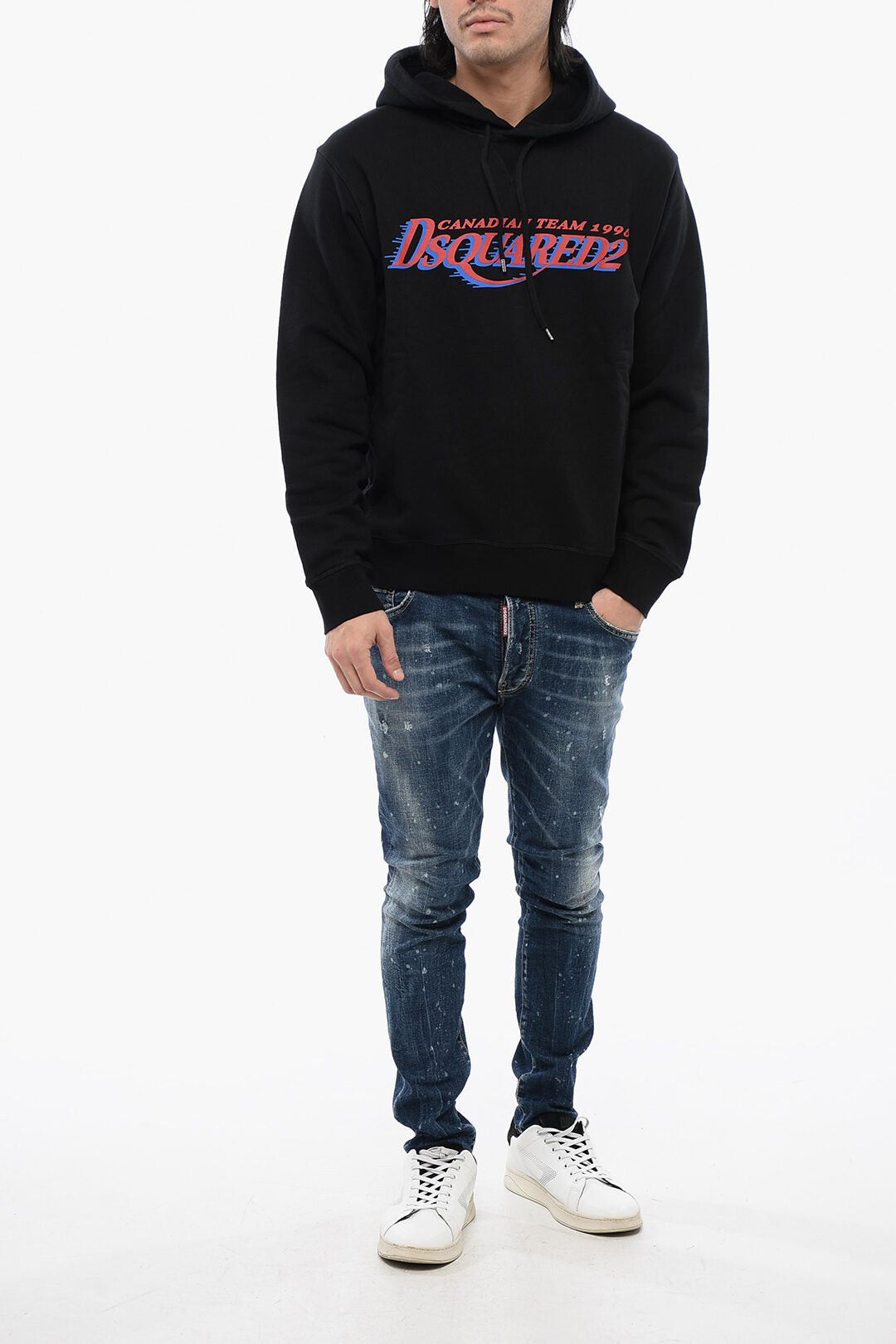 Dsquared2 Brushed Cotton Cool Fit Hoodie CANADIAN TEAM Size US XL / EU 56 / 4 - 4 Thumbnail