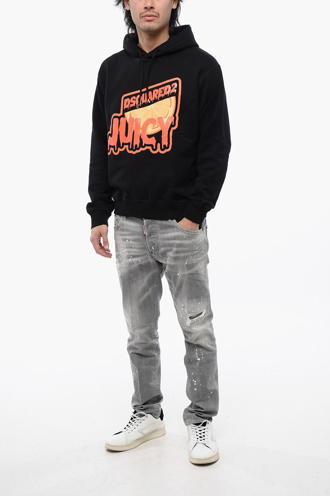 Dsquared2 Brushed Cotton Cool Fit Hoodie D2 JUICY Size US L / EU 52-54 / 3 - 4 Thumbnail