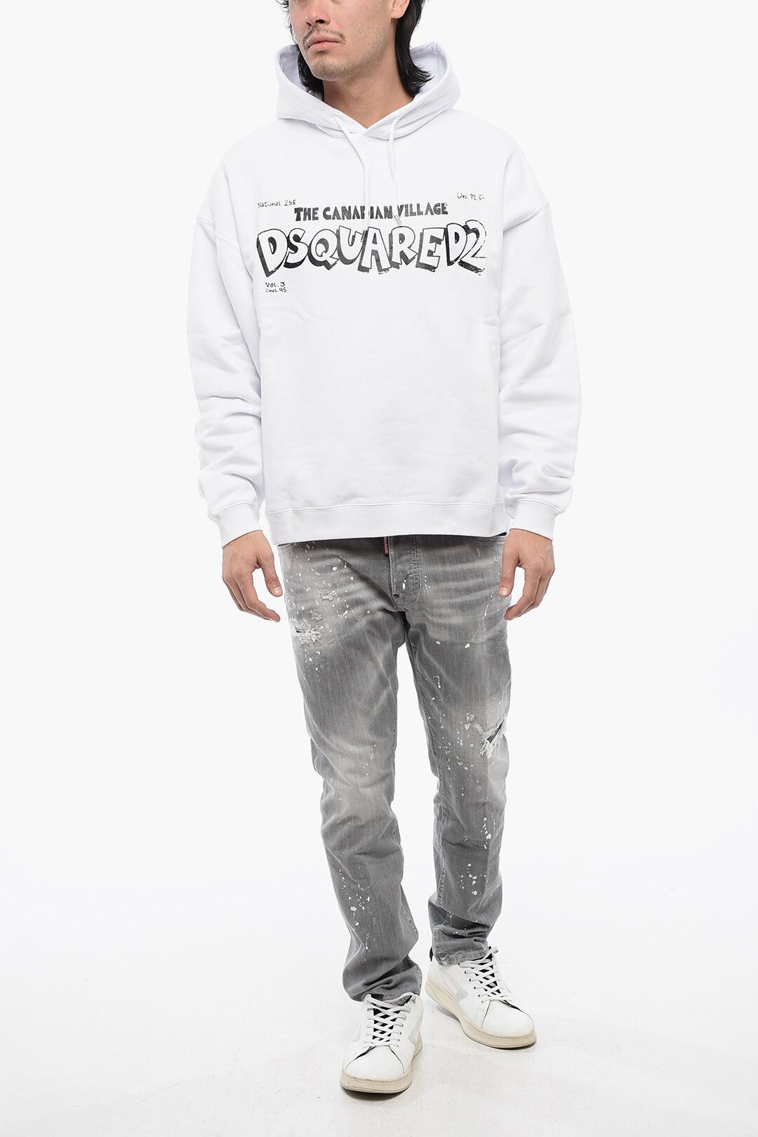 Dsquared2 Brushed Cotton Hoodie CANADIAN VILLAGE Size US XL / EU 56 / 4 - 4 Thumbnail