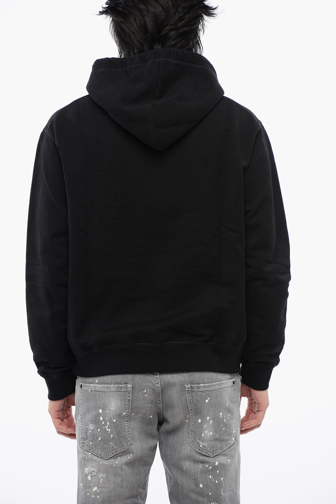 Dsquared2 Hoodie GOTHIC with Logo in Crystals Size US XL / EU 56 / 4 - 2 Thumbnail