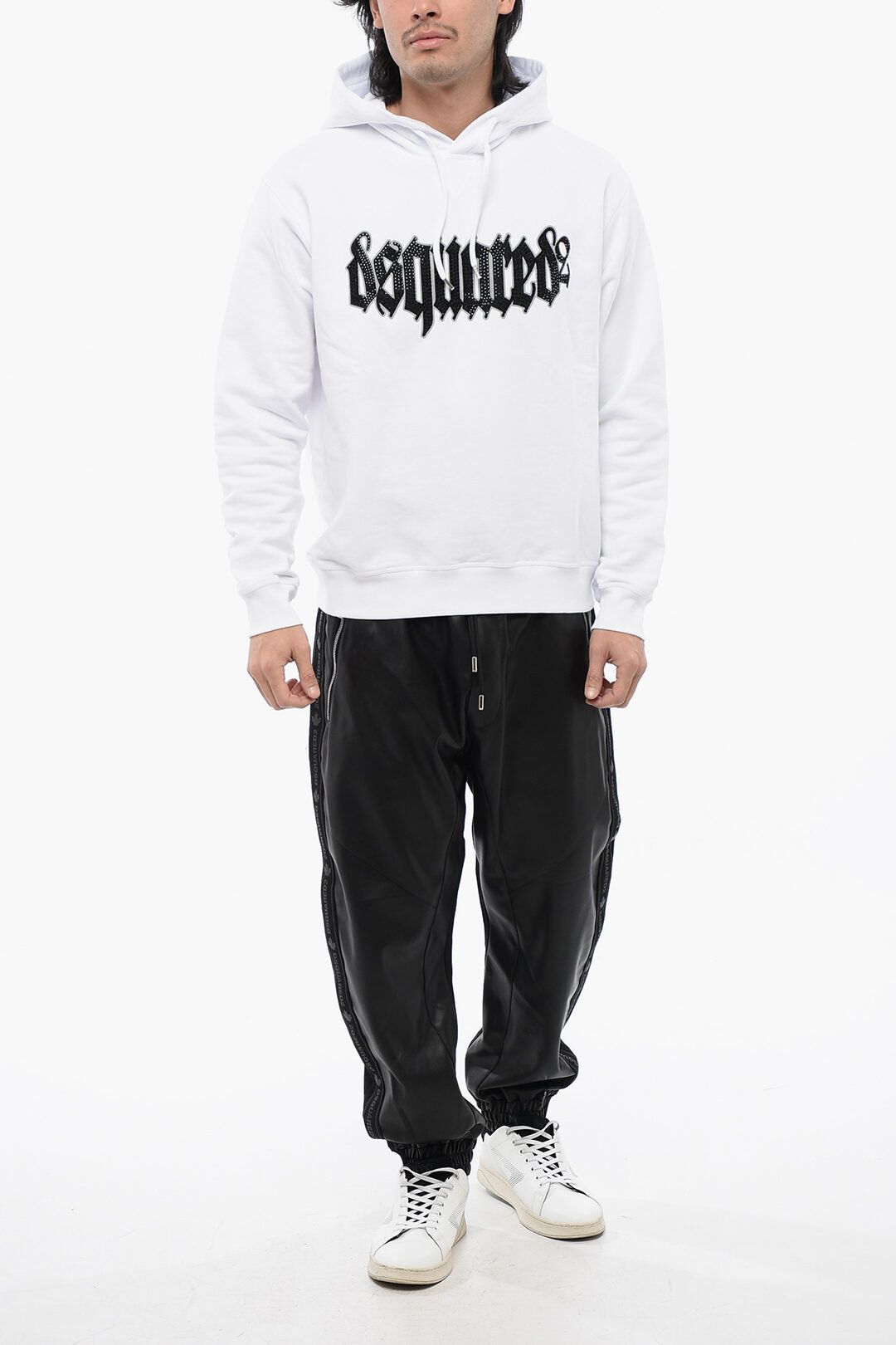 Dsquared2 Cool Fit Hoodie with Strass Size US XL / EU 56 / 4 - 4 Thumbnail