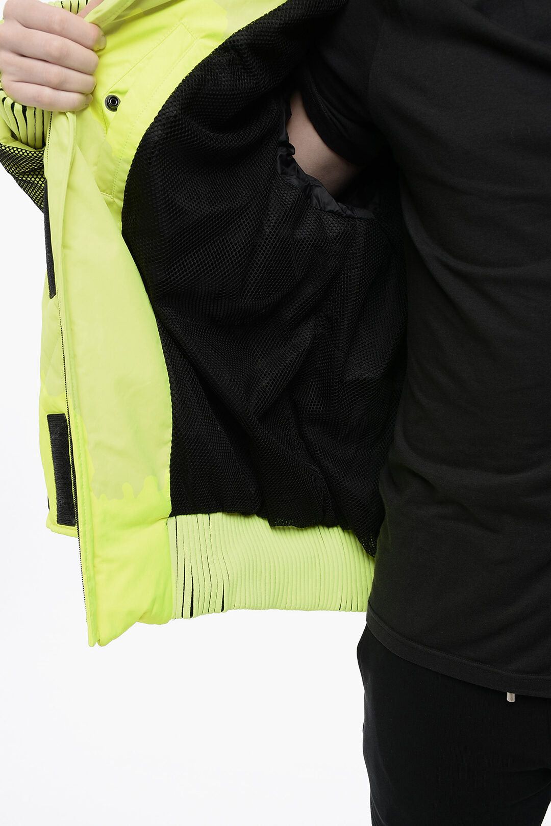 Balmain Padded Jacket NEON With Mesh Details And Removable Hood Size US S / EU 44-46 / 1 - 6 Thumbnail