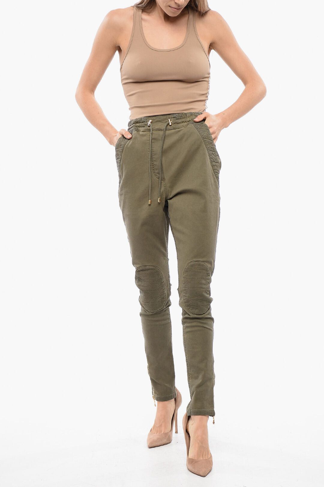 Balmain Jodhpur Pants With Quilted Inserts Size 27" / US 4 / IT 40 - 5 Thumbnail
