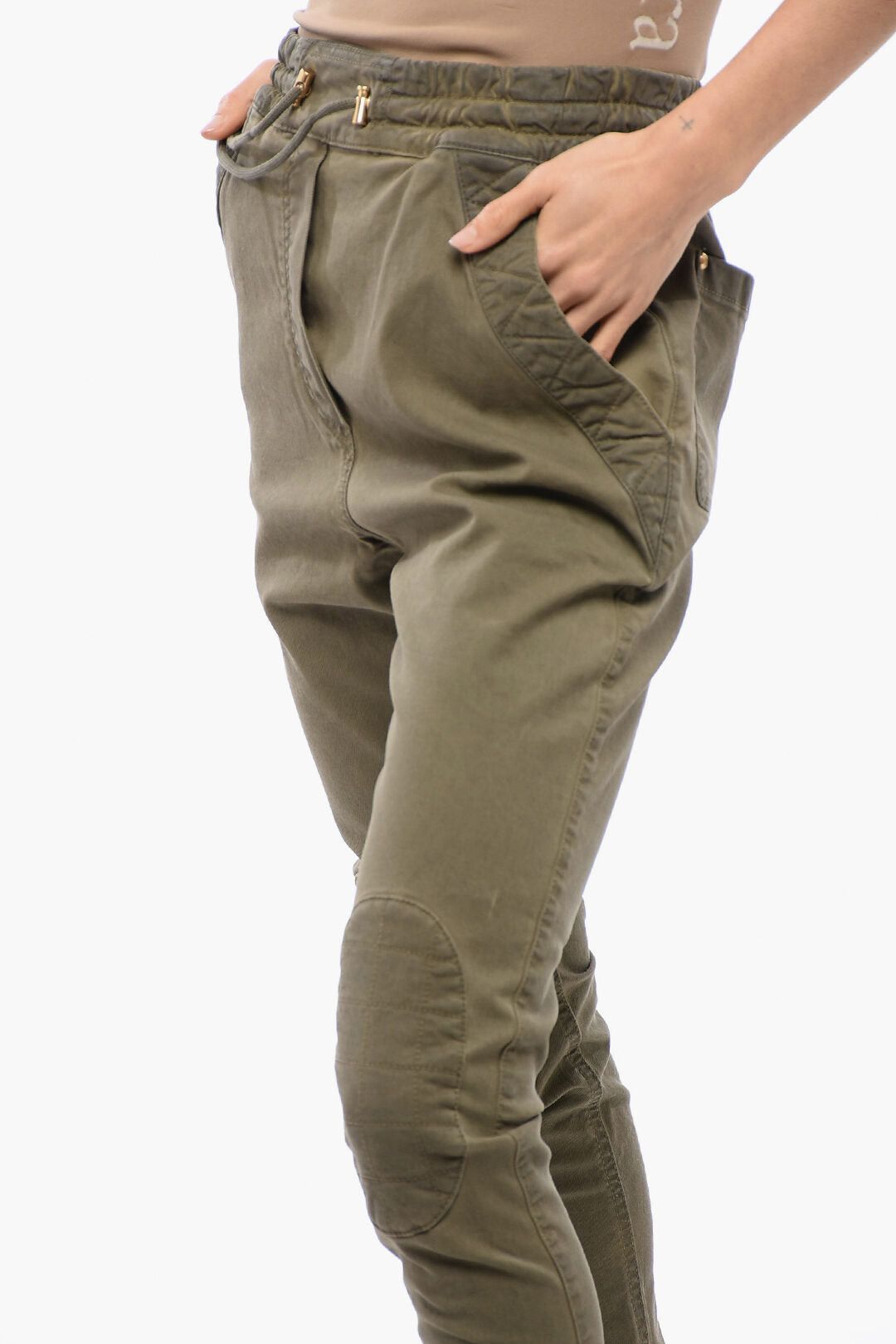 Balmain Jodhpur Pants With Quilted Inserts Size 30" / US 8 / IT 44 - 3 Thumbnail