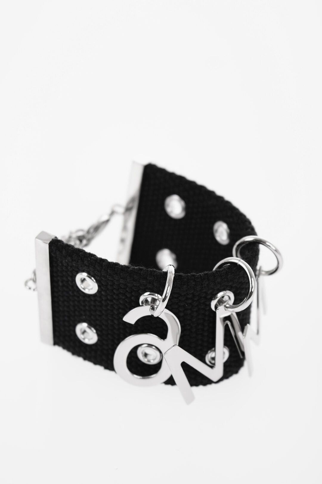 Maison Margiela MM6 Fabric Bracelet with Logo Charm Size ONE SIZE - 3 Thumbnail