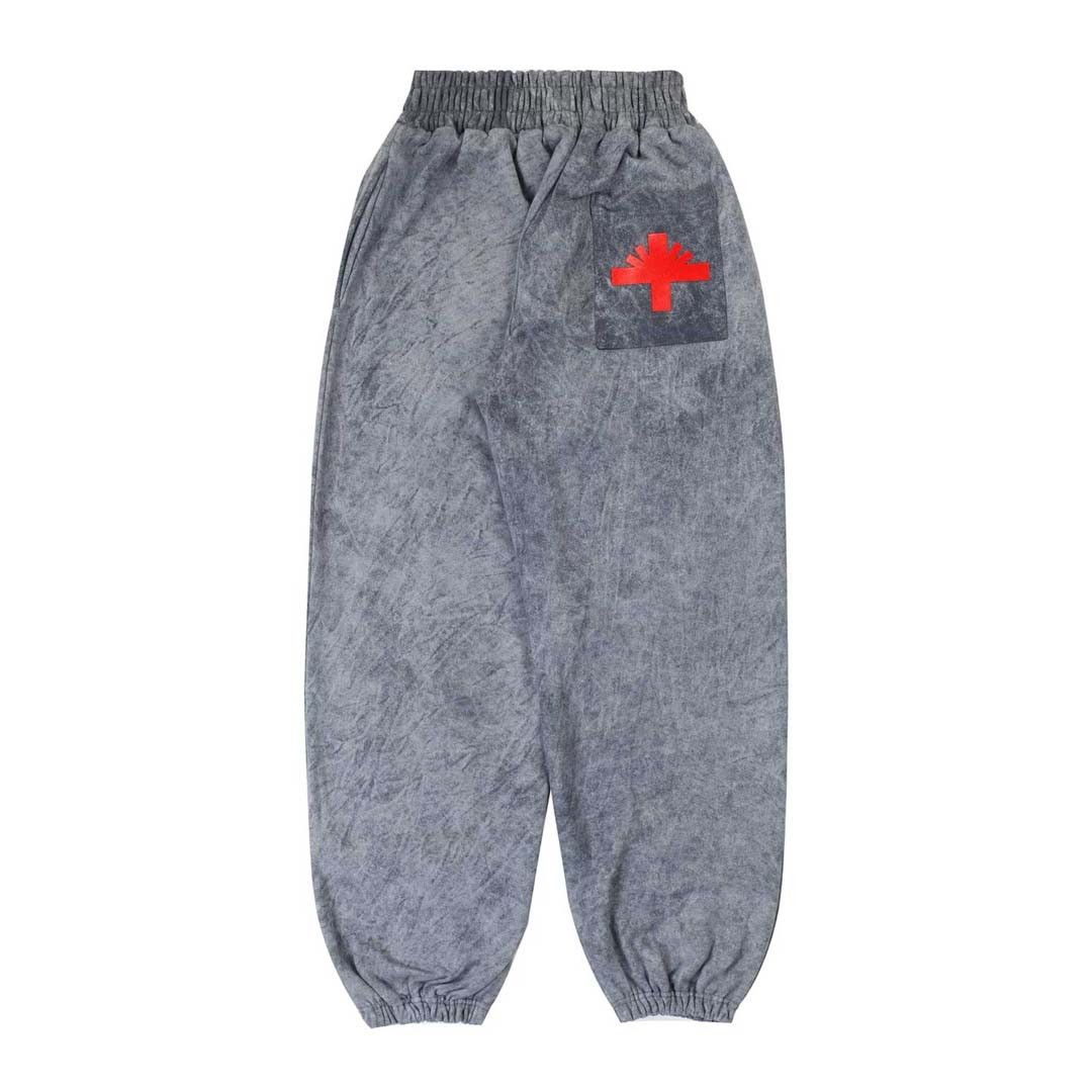 Vertabrae C-1 Sweatpants Washed Grey Red Size US 36 / EU 52 - 2 Thumbnail
