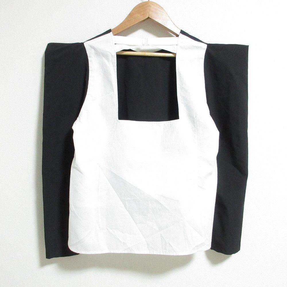 Other Other MOUJIC Power Shoulder Blouse Textile Tops M-25-009 DUTY FREE for USA Size ONE SIZE - 2 Thumbnail