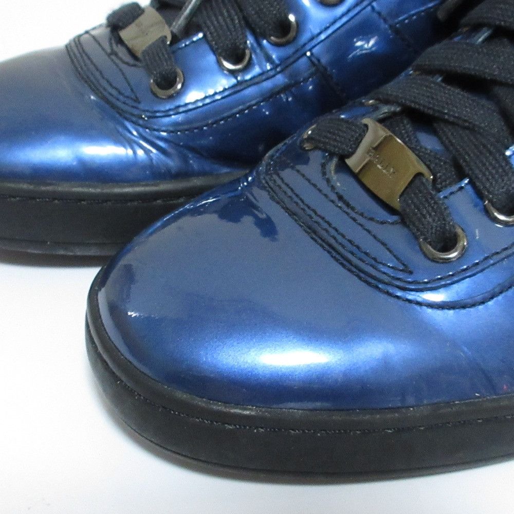 Bally Bally Bally EROY Patent Leather High Cut Sneakers Leather Shoes EROY DUTY FREE for USA Size ONE SIZE - 17 Thumbnail