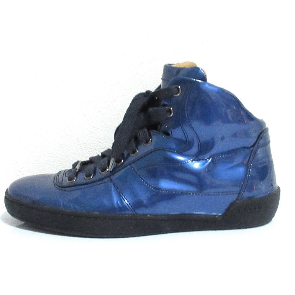 Bally Bally Bally EROY Patent Leather High Cut Sneakers Leather Shoes EROY DUTY FREE for USA Size ONE SIZE - 2 Thumbnail