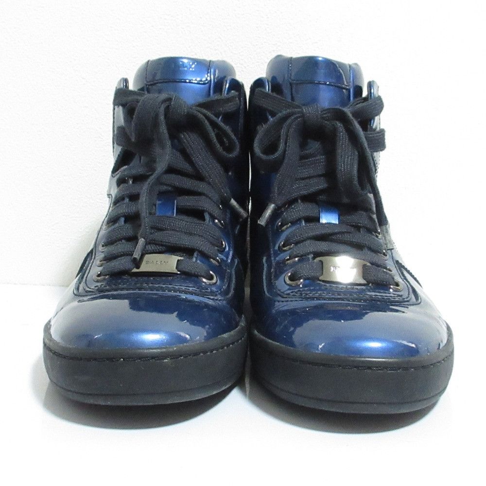 Bally Bally Bally EROY Patent Leather High Cut Sneakers Leather Shoes EROY DUTY FREE for USA Size ONE SIZE - 3 Thumbnail