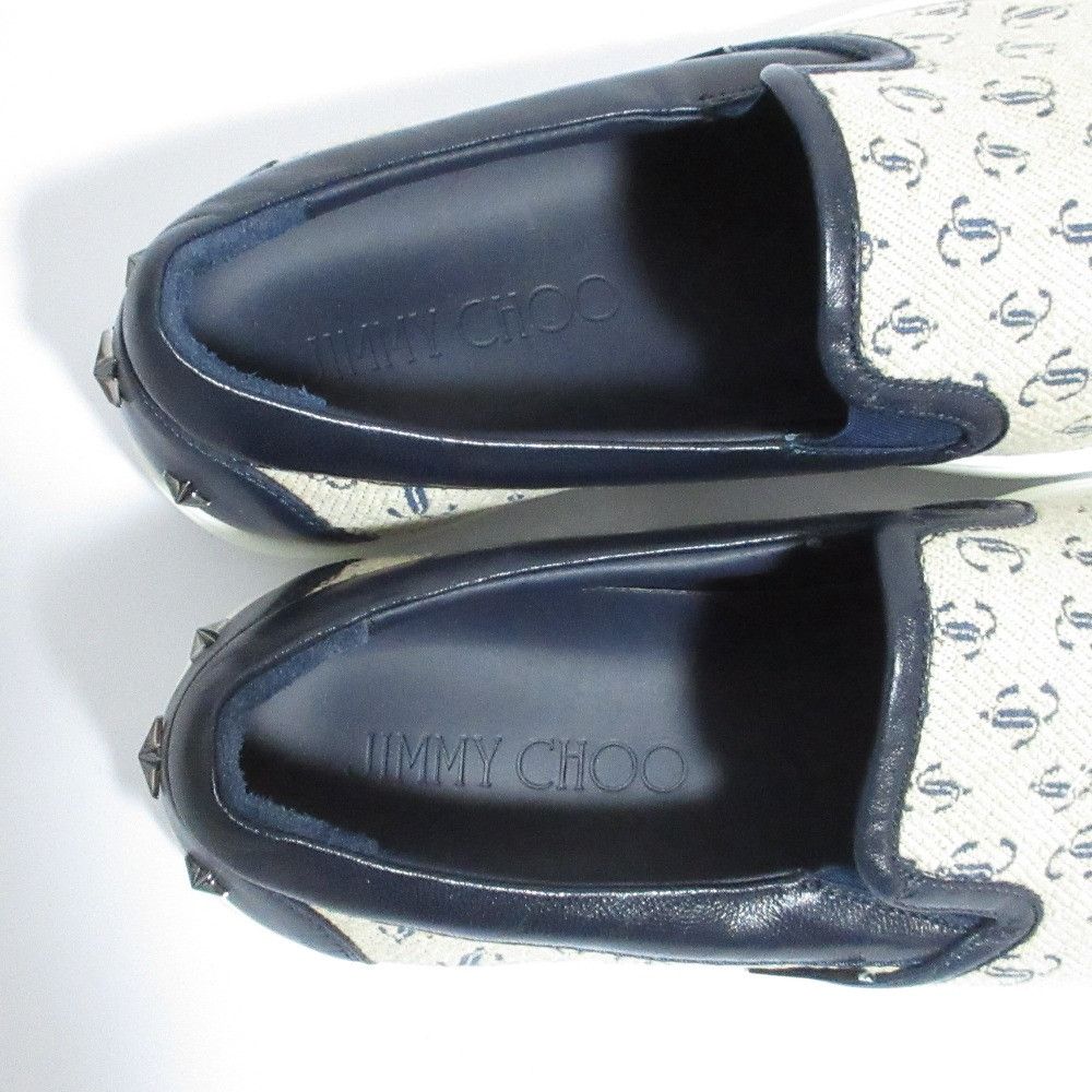 Jimmy Choo Jimmy Choo Jimmy Choo Logo Jacquard Slip-on Sneakers Textile Shoes DUTY FREE for USA Size ONE SIZE - 6 Thumbnail