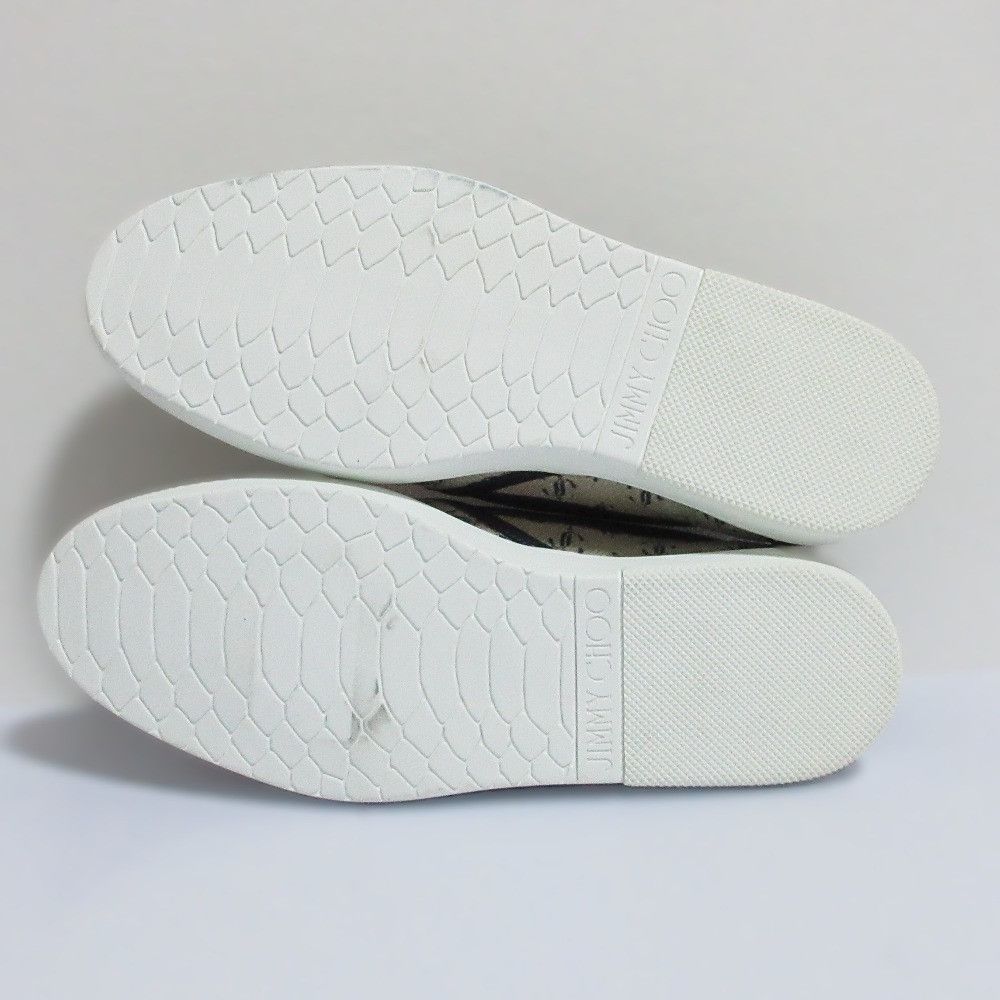 Jimmy Choo Jimmy Choo Jimmy Choo Logo Jacquard Slip-on Sneakers Textile Shoes DUTY FREE for USA Size ONE SIZE - 7 Thumbnail