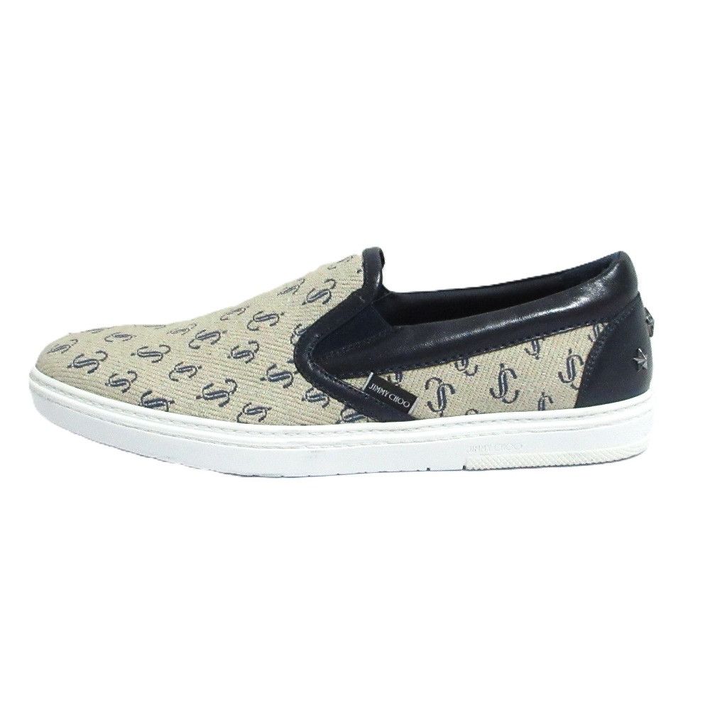 Jimmy Choo Jimmy Choo Jimmy Choo Logo Jacquard Slip-on Sneakers Textile Shoes DUTY FREE for USA Size ONE SIZE - 2 Thumbnail
