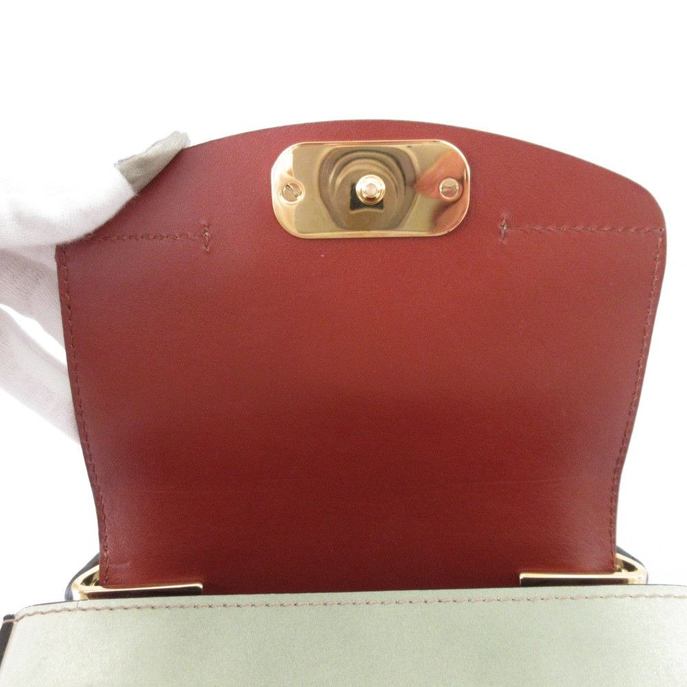 Chloe Chloe Chloe Chloe C Croco Embossed Mini Square Handbag Leather Handbag DUTY FREE for USA Size ONE SIZE - 9 Thumbnail