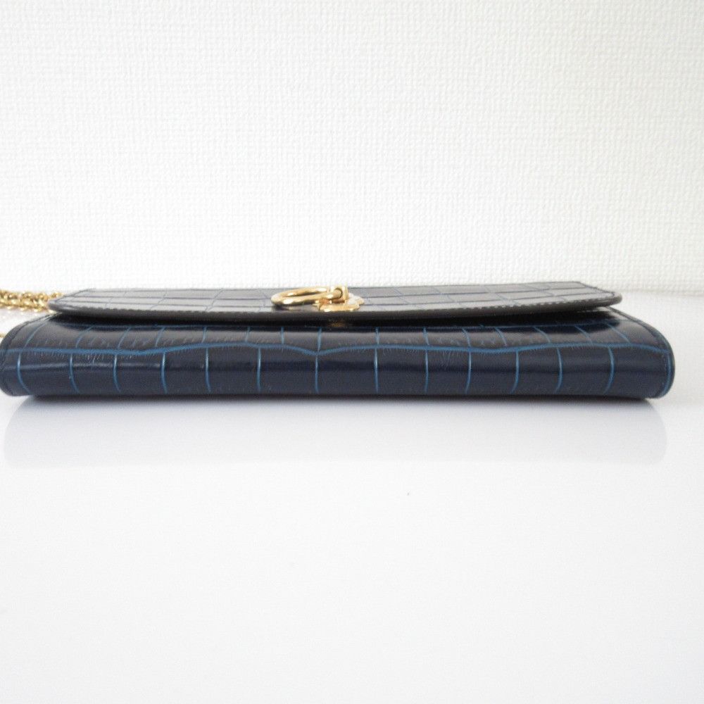 Mulberry Mulberry Mulberry Amberley Shiny Small Croc Embossed 2way Shoulder Bag Leather Clutch Bag DUTY FREE for USA Size ONE SIZE - 3 Thumbnail