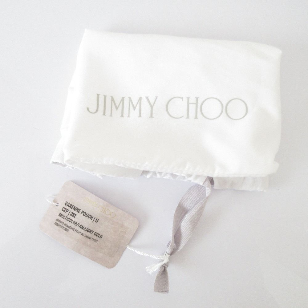 Jimmy Choo Jimmy Choo Jimmy Choo Avenue Pouch Canvas Clutch Bag Textile Clutch Bag DUTY FREE for USA Size ONE SIZE - 13 Thumbnail