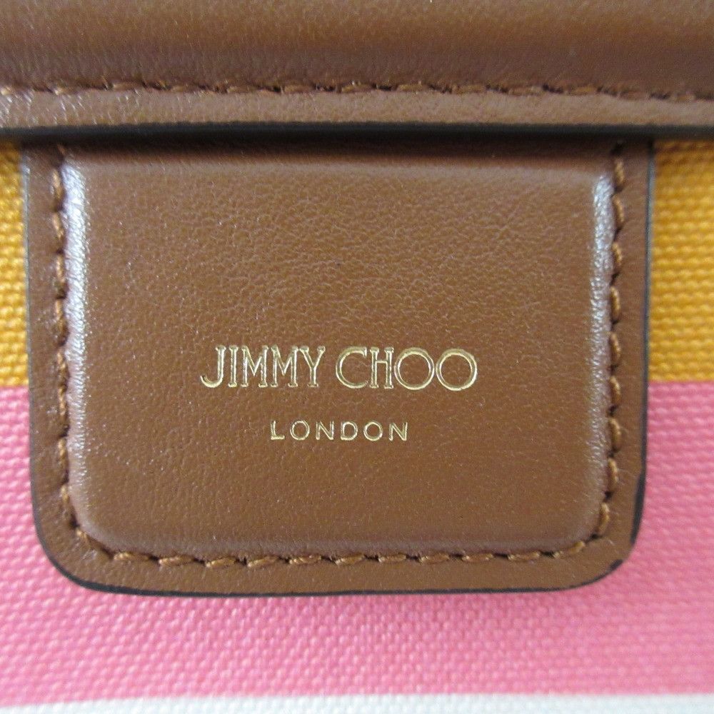 Jimmy Choo Jimmy Choo Jimmy Choo Avenue Pouch Canvas Clutch Bag Textile Clutch Bag DUTY FREE for USA Size ONE SIZE - 7 Thumbnail