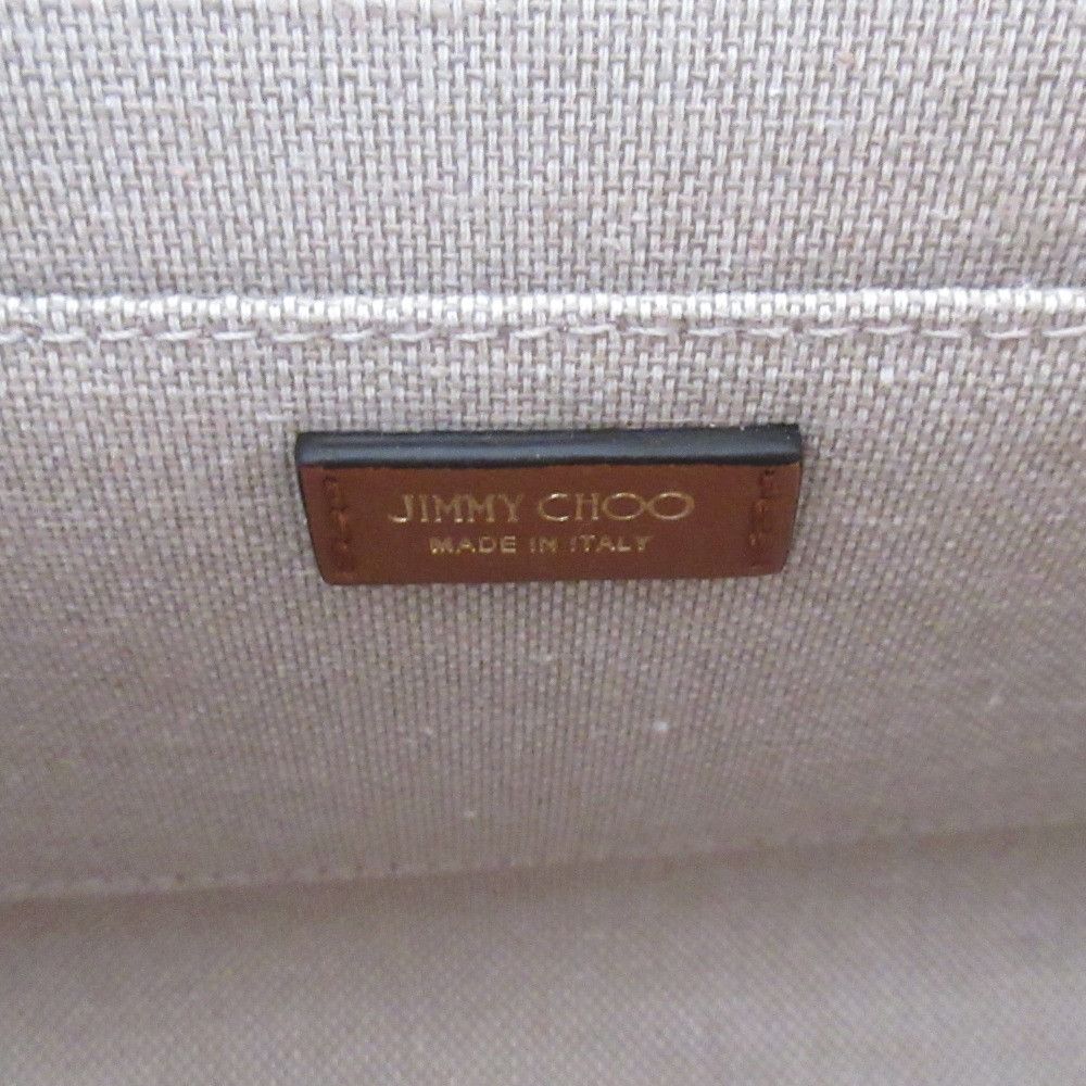 Jimmy Choo Jimmy Choo Jimmy Choo Avenue Pouch Canvas Clutch Bag Textile Clutch Bag DUTY FREE for USA Size ONE SIZE - 9 Thumbnail