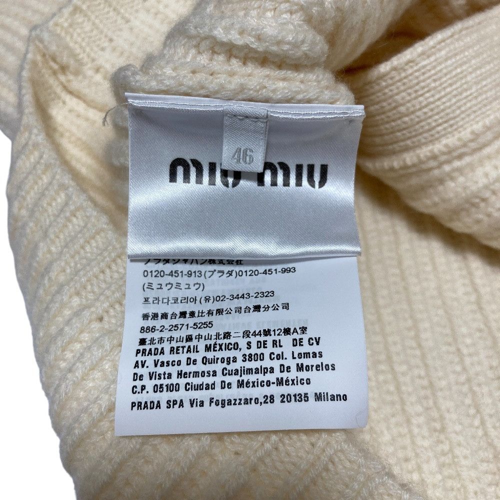 Miu Miu Miu Miu Miu Miu Cashmere Knit Cardigan Textile Tops DUTY FREE for USA Size ONE SIZE - 7 Thumbnail