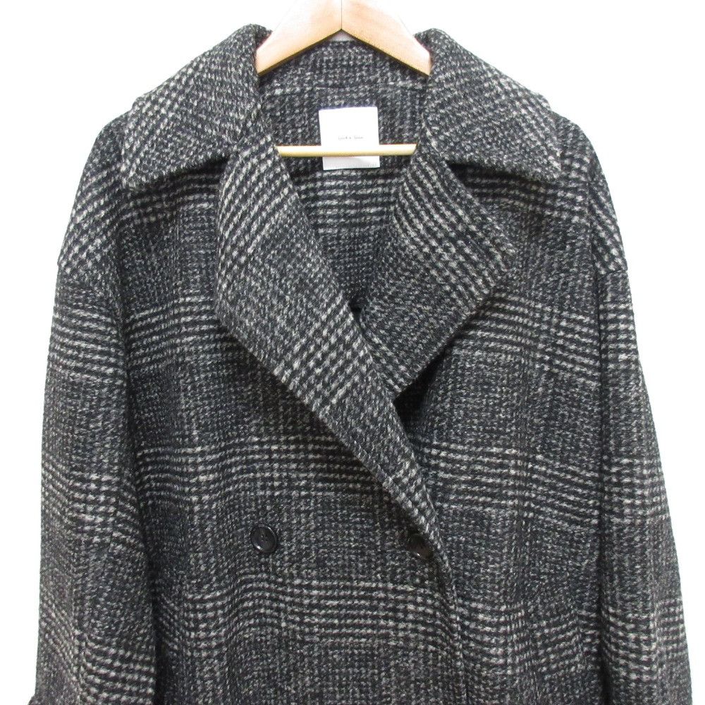 Other Other Spick and Span W Sliver Check Half Coat Textile Outerwear DUTY FREE for USA Size ONE SIZE - 4 Thumbnail
