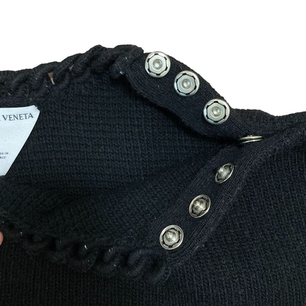 Bottega Veneta Bottega Veneta Bottega Veneta Chain Neck Wool Knit Sweater Textile Tops 674814 DUTY FREE for USA Size ONE SIZE - 4 Thumbnail