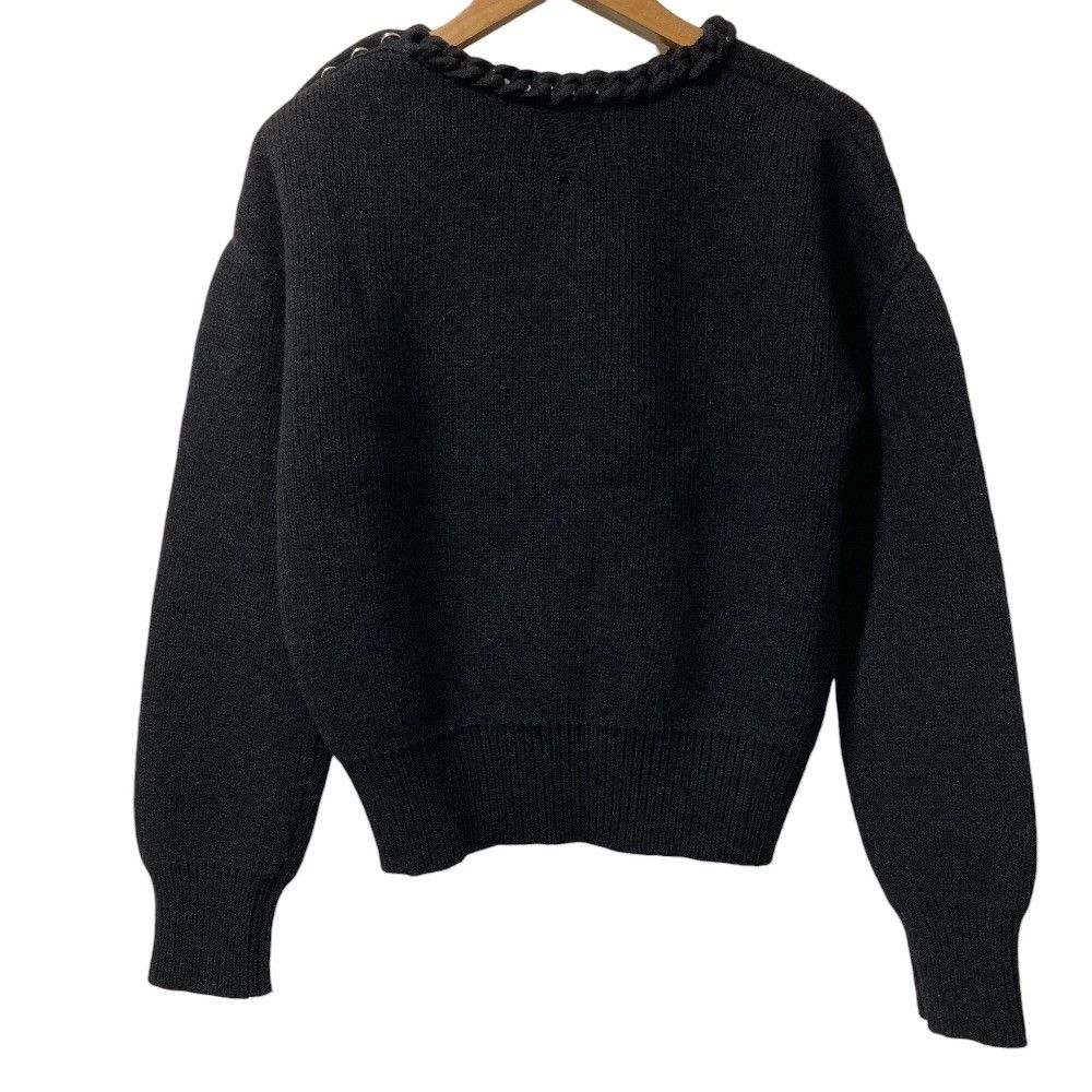 Bottega Veneta Bottega Veneta Bottega Veneta Chain Neck Wool Knit Sweater Textile Tops 674814 DUTY FREE for USA Size ONE SIZE - 3 Thumbnail
