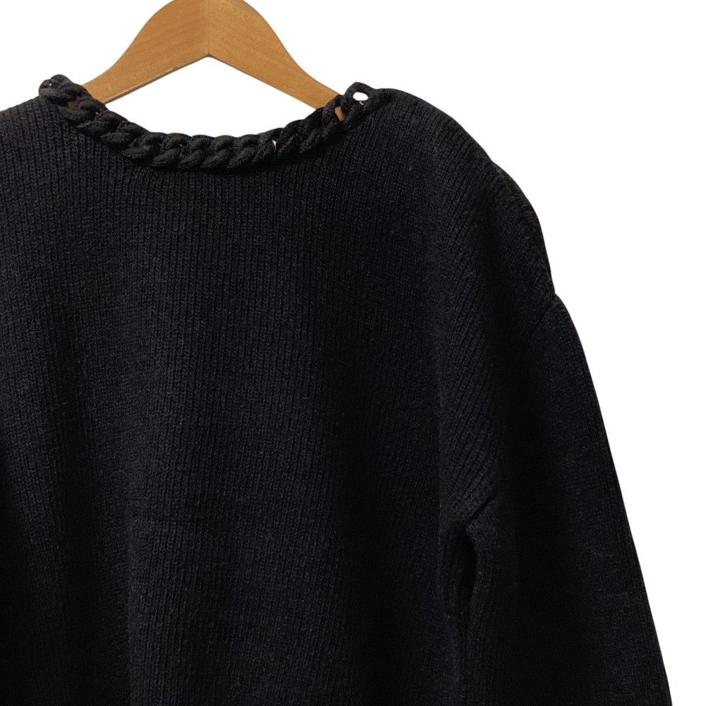 Bottega Veneta Bottega Veneta Bottega Veneta Chain Neck Wool Knit Sweater Textile Tops 674814 DUTY FREE for USA Size ONE SIZE - 2 Thumbnail