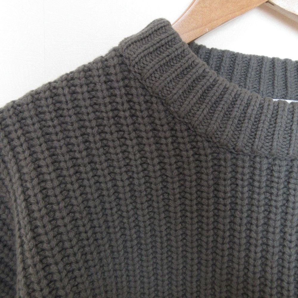 Other Other HYKE RIBBED CROP TOP Ribbed Knit Sweater Textile Tops 212-11246 DUTY FREE for USA Size ONE SIZE - 4 Thumbnail