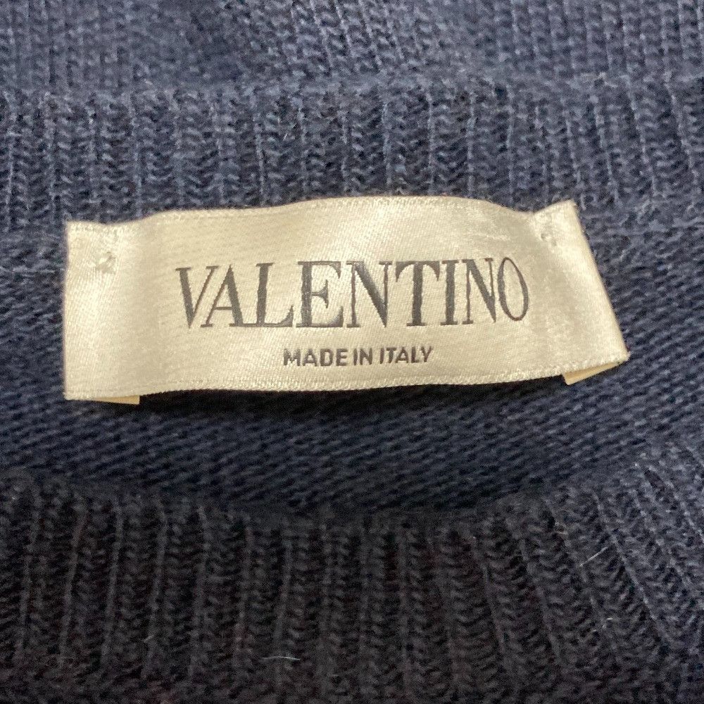 Valentino Valentino Valentino V Logo Wool Cashmere Knit Sweater Textile Tops TB3KC09153L DUTY FREE for USA Size ONE SIZE - 4 Thumbnail