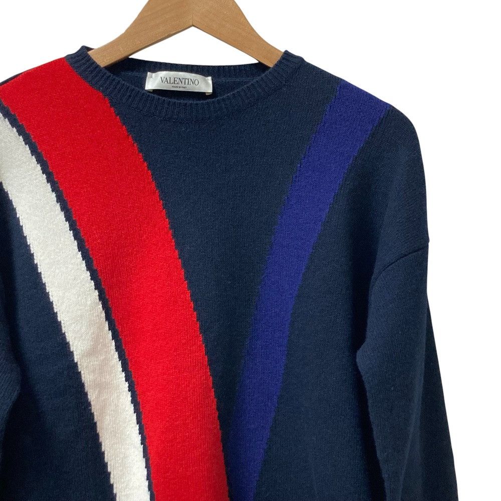 Valentino Valentino Valentino V Logo Wool Cashmere Knit Sweater Textile Tops TB3KC09153L DUTY FREE for USA Size ONE SIZE - 2 Thumbnail