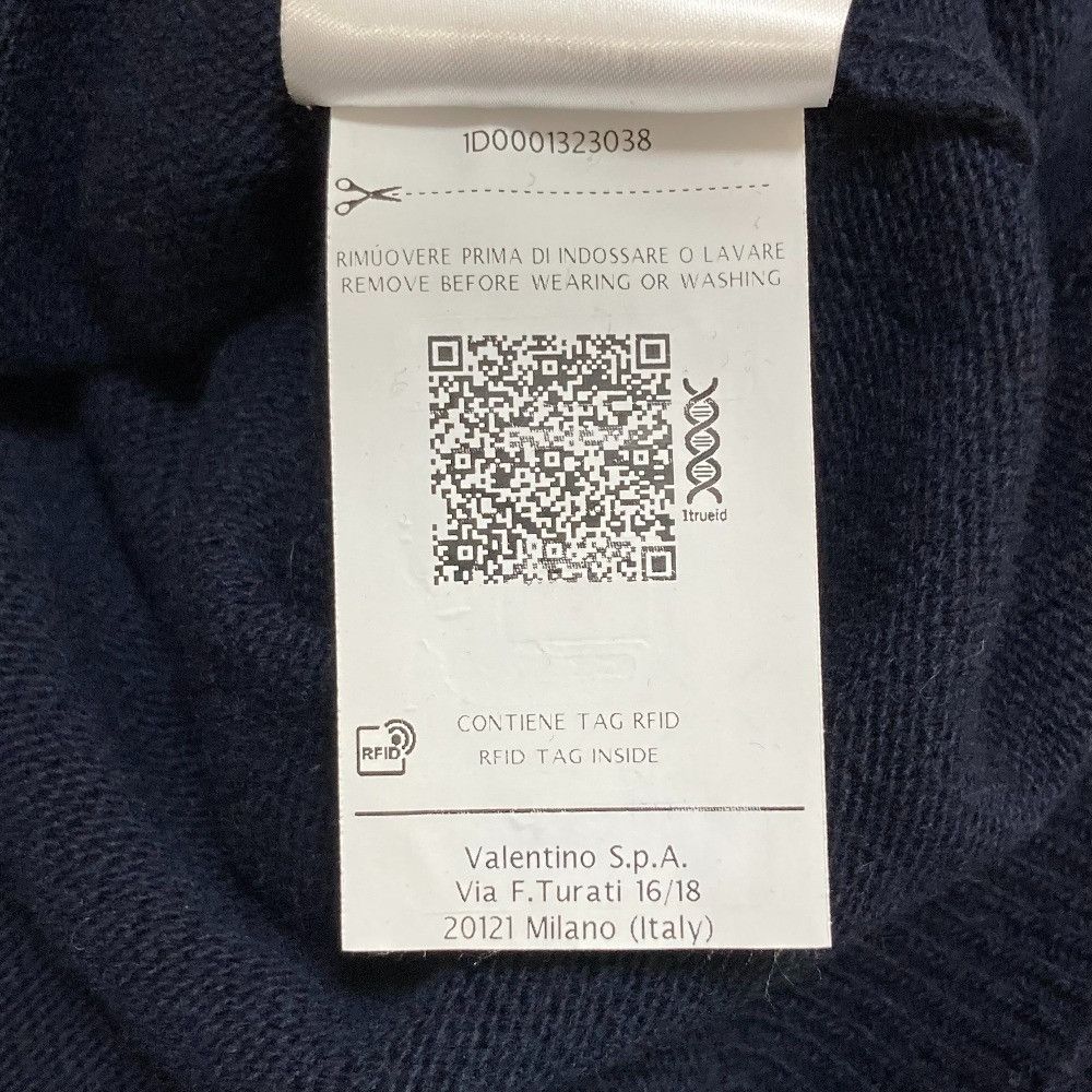 Valentino Valentino Valentino V Logo Wool Cashmere Knit Sweater Textile Tops TB3KC09153L DUTY FREE for USA Size ONE SIZE - 7 Thumbnail