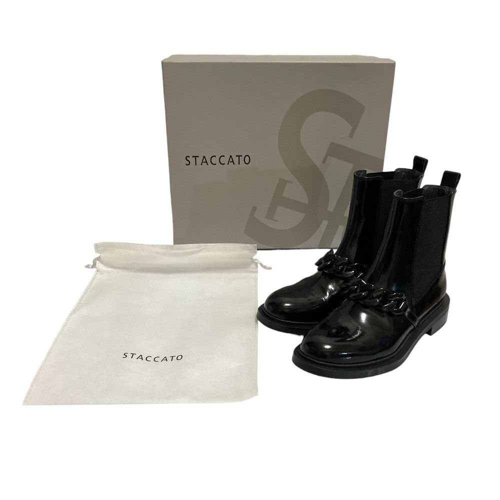 Other Other STACCATO Classic Chain Chelsea Short Boots Leather Shoes DUTY FREE for USA Size ONE SIZE - 9 Thumbnail