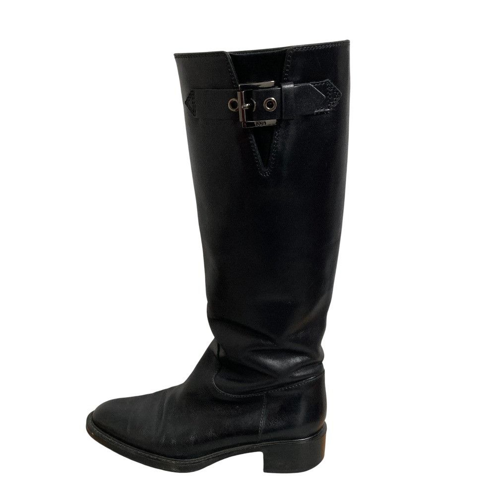 Tod's Tod's TOD'S Leather Long Boots Leather Shoes DUTY FREE for USA Size ONE SIZE - 3 Thumbnail
