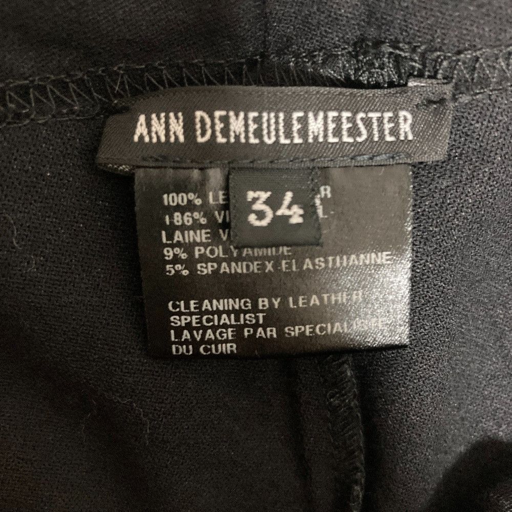 Other Other Ann Demeulemeester Lamb Leather Skinny Pants Leather Pants DUTY FREE for USA Size ONE SIZE - 7 Thumbnail