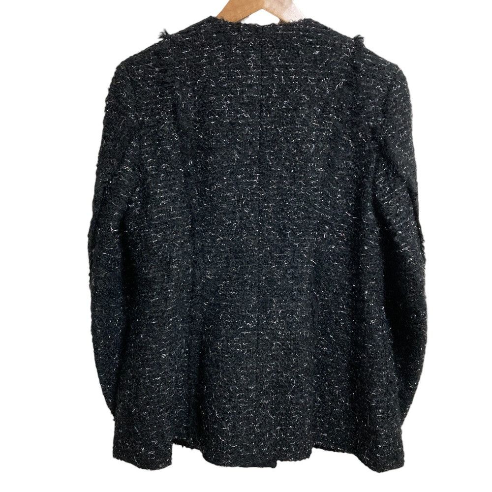 Other Other ADORE Fancy Tweed Collarless Jacket Textile Outerwear 531-5150001 DUTY FREE for USA Size ONE SIZE - 2 Thumbnail
