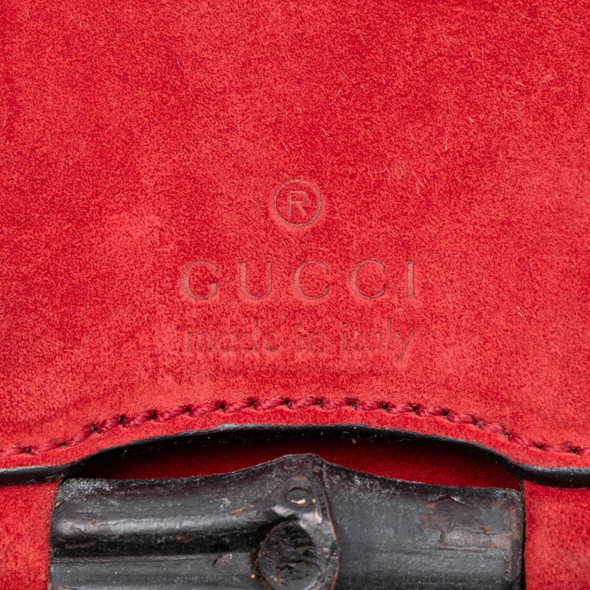 Gucci Small Suede Bamboo Nouveau Fringe Crossbody Size ONE SIZE - 5 Thumbnail
