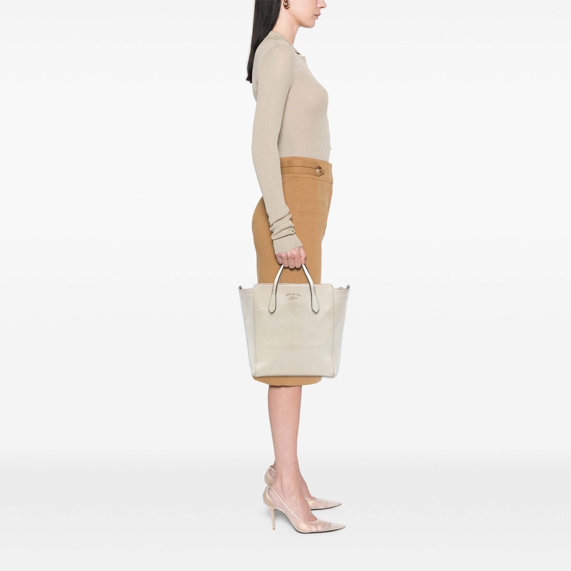 Gucci Leather Swing Convertible Tote Size ONE SIZE - 7 Thumbnail
