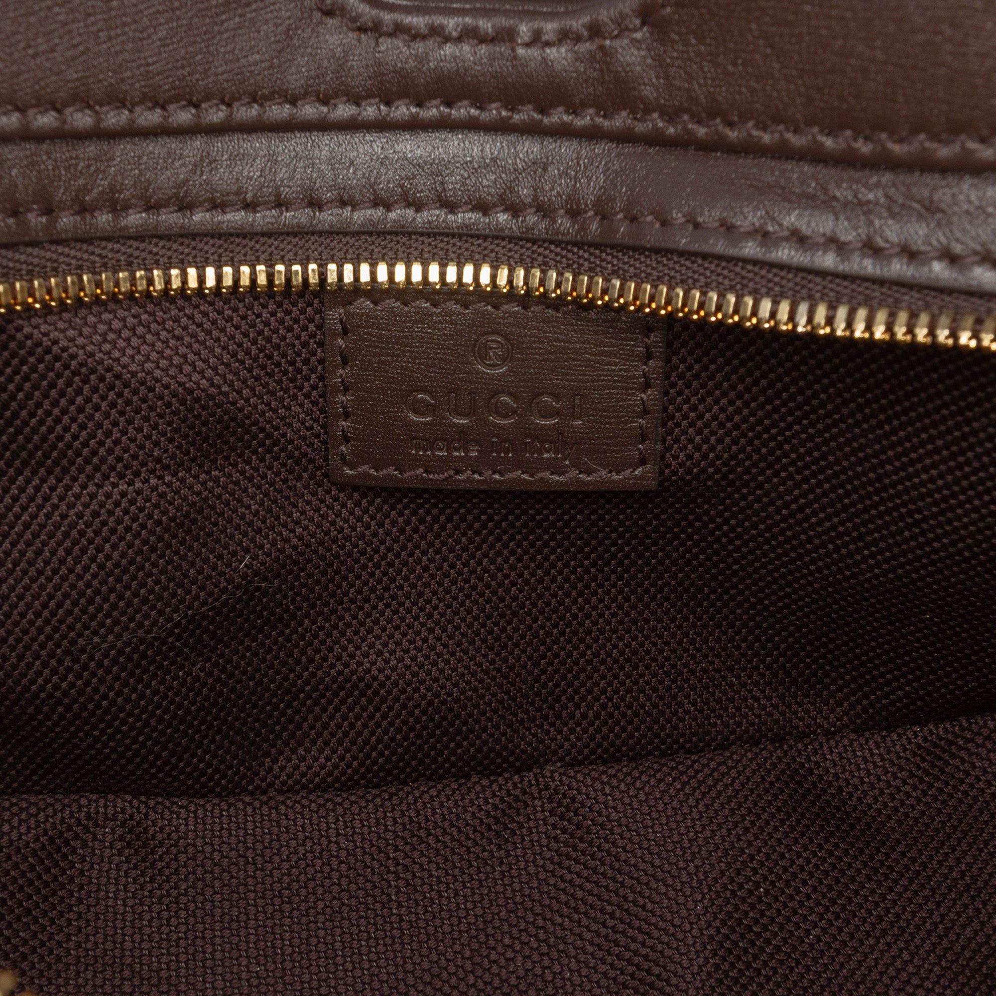Gucci Mini GG Supreme Moon Side Web Shoulder Bag Size ONE SIZE - 5 Thumbnail