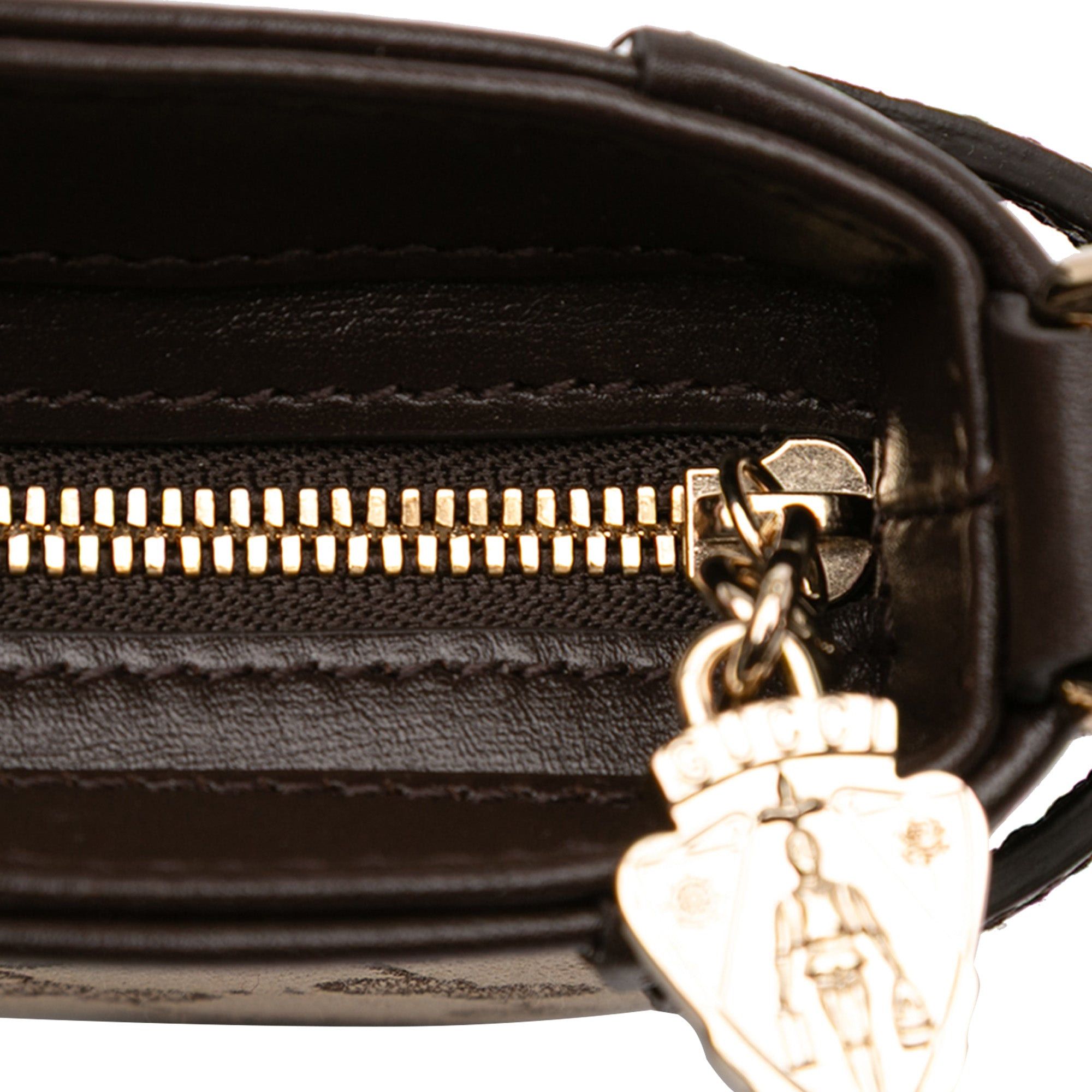Gucci Mini GG Supreme Moon Side Web Shoulder Bag Size ONE SIZE - 9 Thumbnail