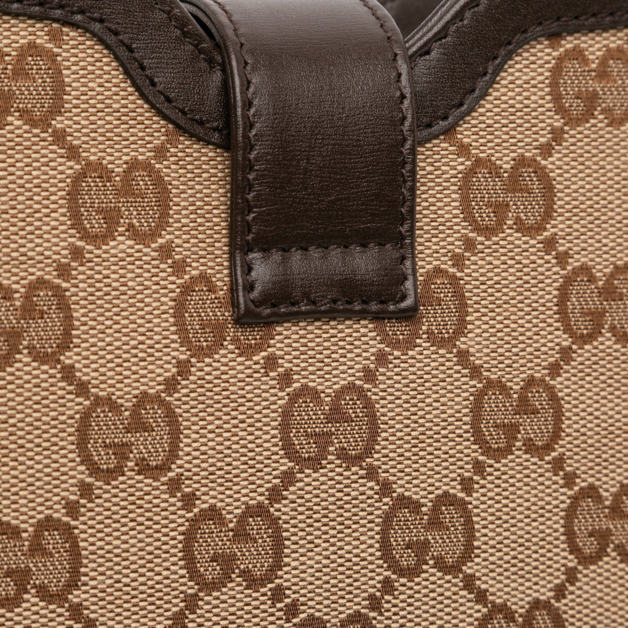 Gucci Mini GG Supreme Moon Side Web Shoulder Bag Size ONE SIZE - 6 Thumbnail