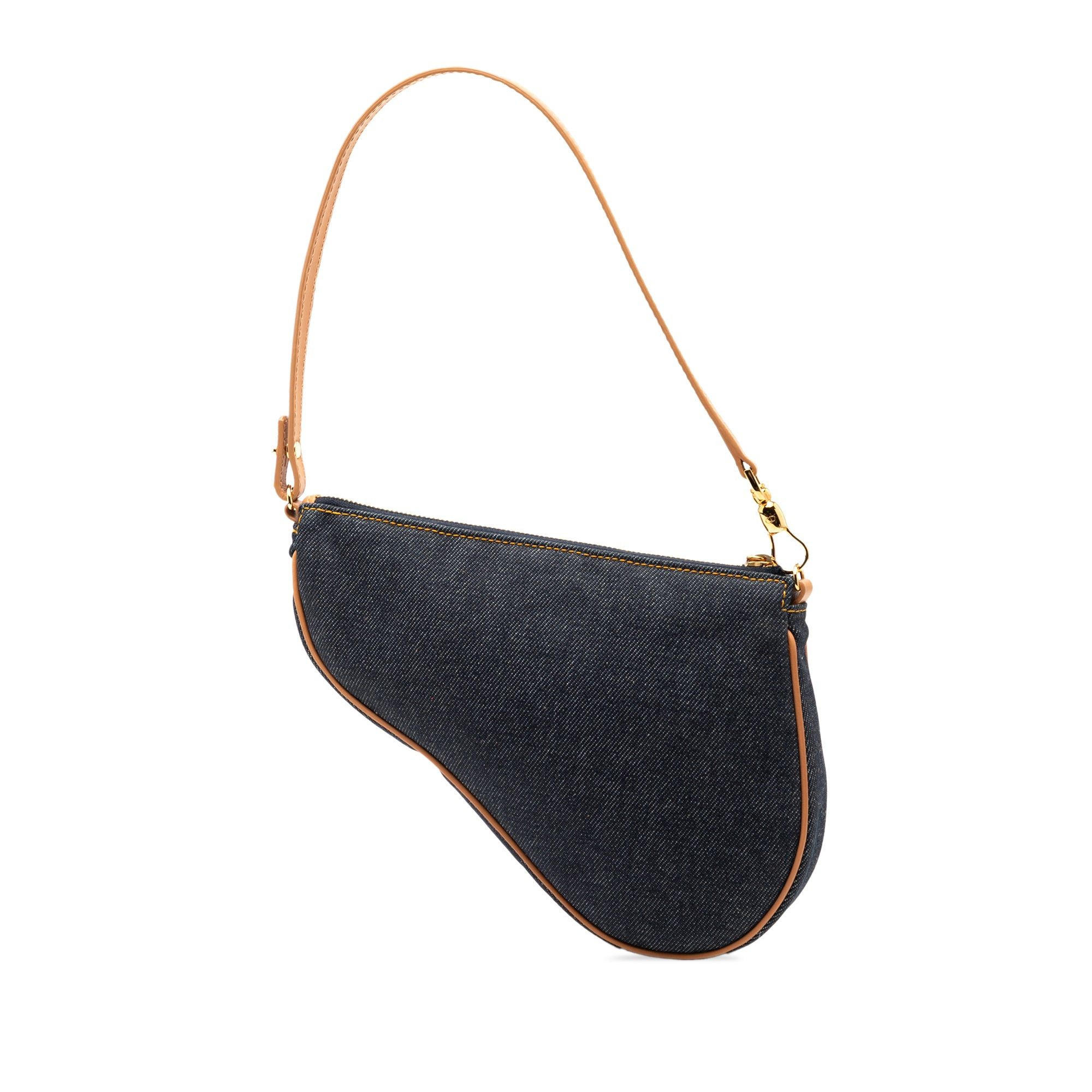 Dior Mini Denim Saddle Pochette Size ONE SIZE - 2 Thumbnail