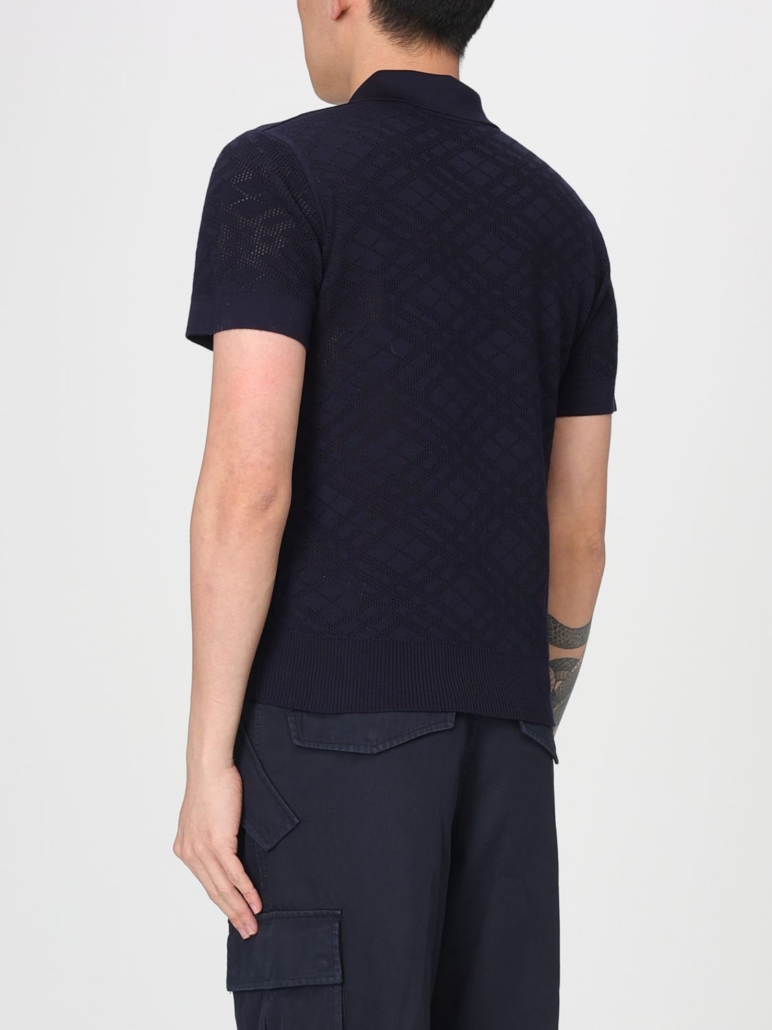Burberry Burberry Polo Shirt Men Blue Size US S / EU 44-46 / 1 - 3 Thumbnail