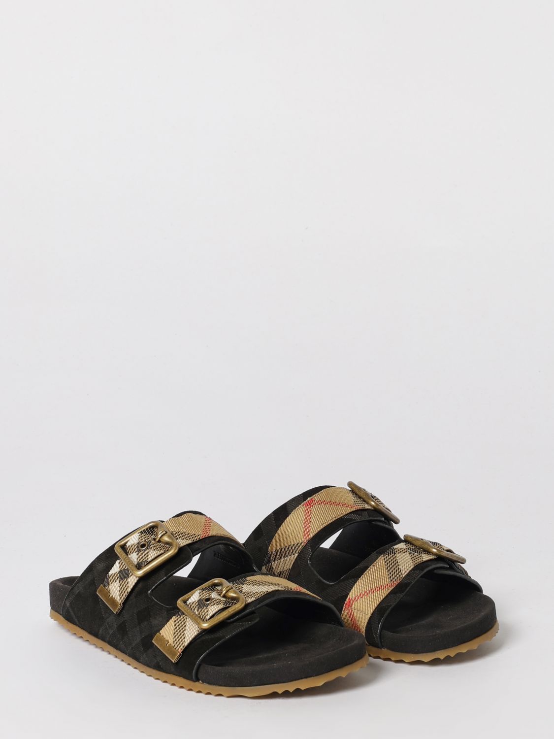 Burberry Burberry Sandals Men Black Size US 12 / EU 45 - 2 Thumbnail