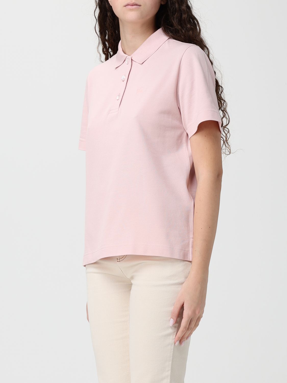 Burberry Burberry Polo Shirt Woman Pink Size XL / US 12-14 / IT 48-50 - 4 Thumbnail