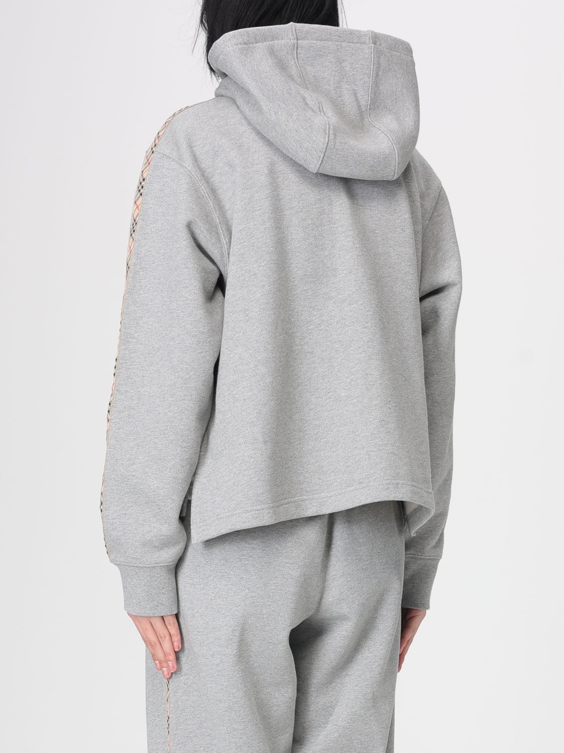 Burberry Burberry Sweatshirt Woman Grey Size S / US 4 / IT 40 - 3 Thumbnail