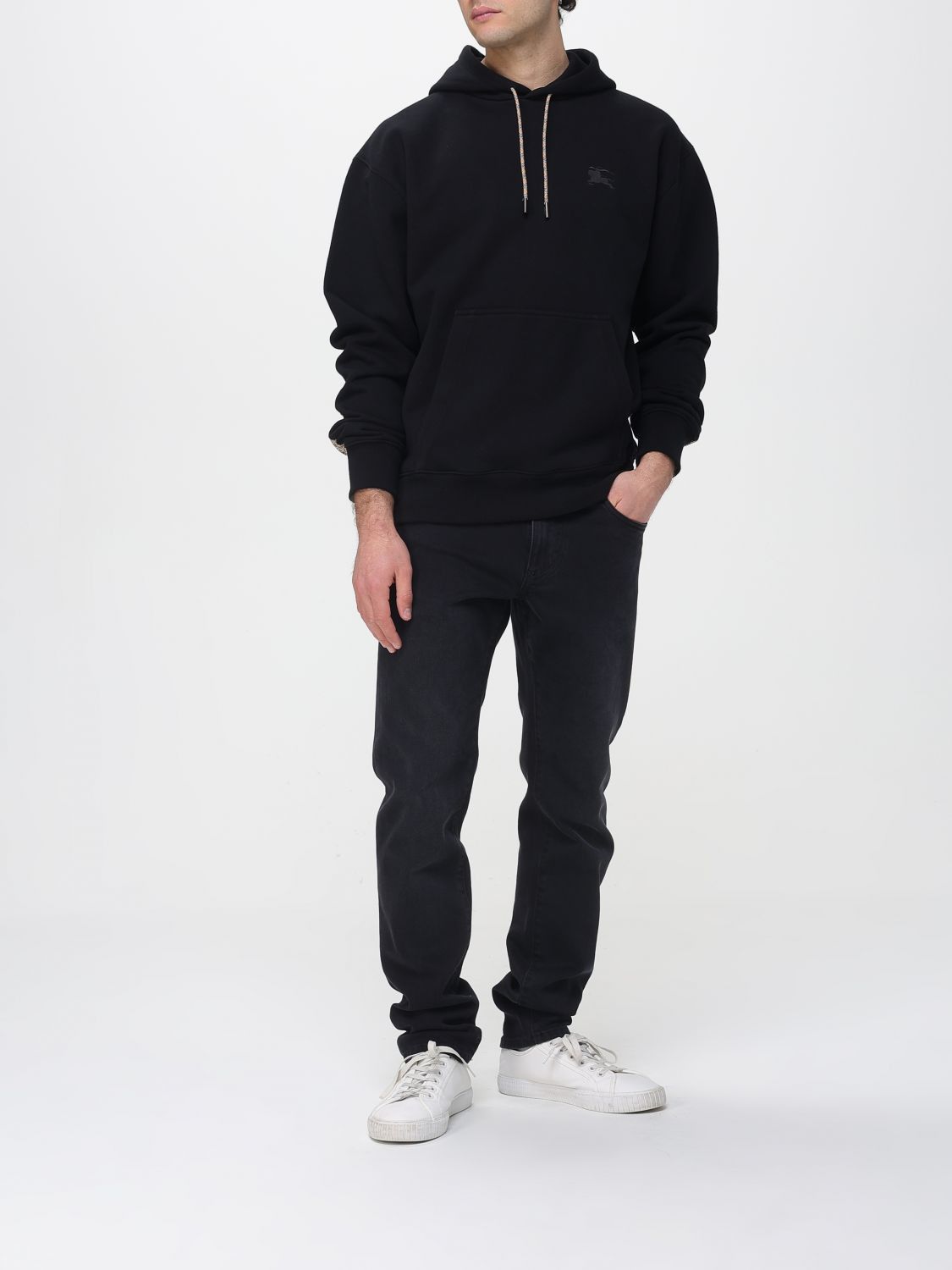 Burberry Burberry Sweatshirt Men Black Size US XL / EU 56 / 4 - 2 Thumbnail