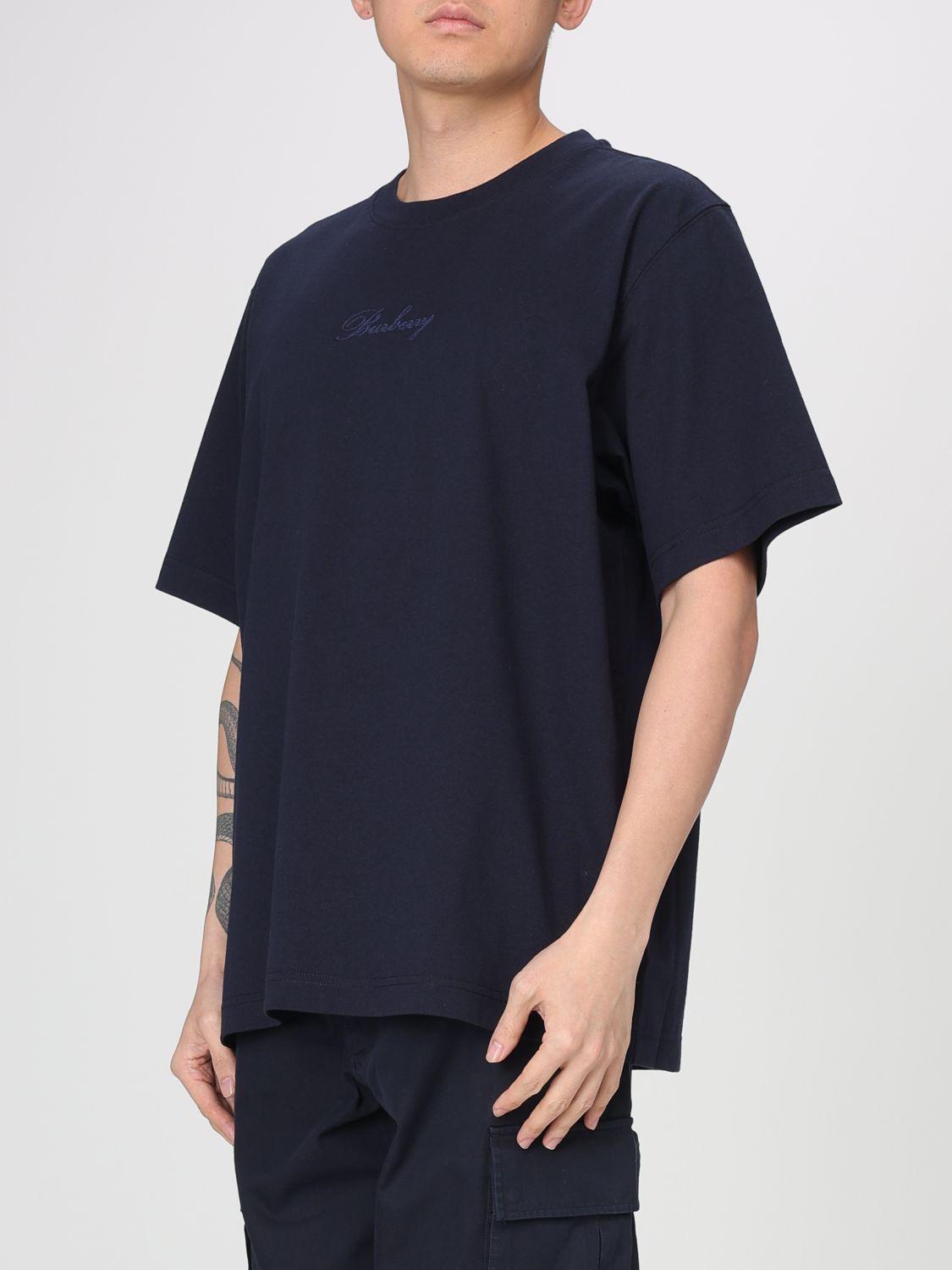 Burberry Burberry T-Shirt Men Blue Size US M / EU 48-50 / 2 - 4 Thumbnail