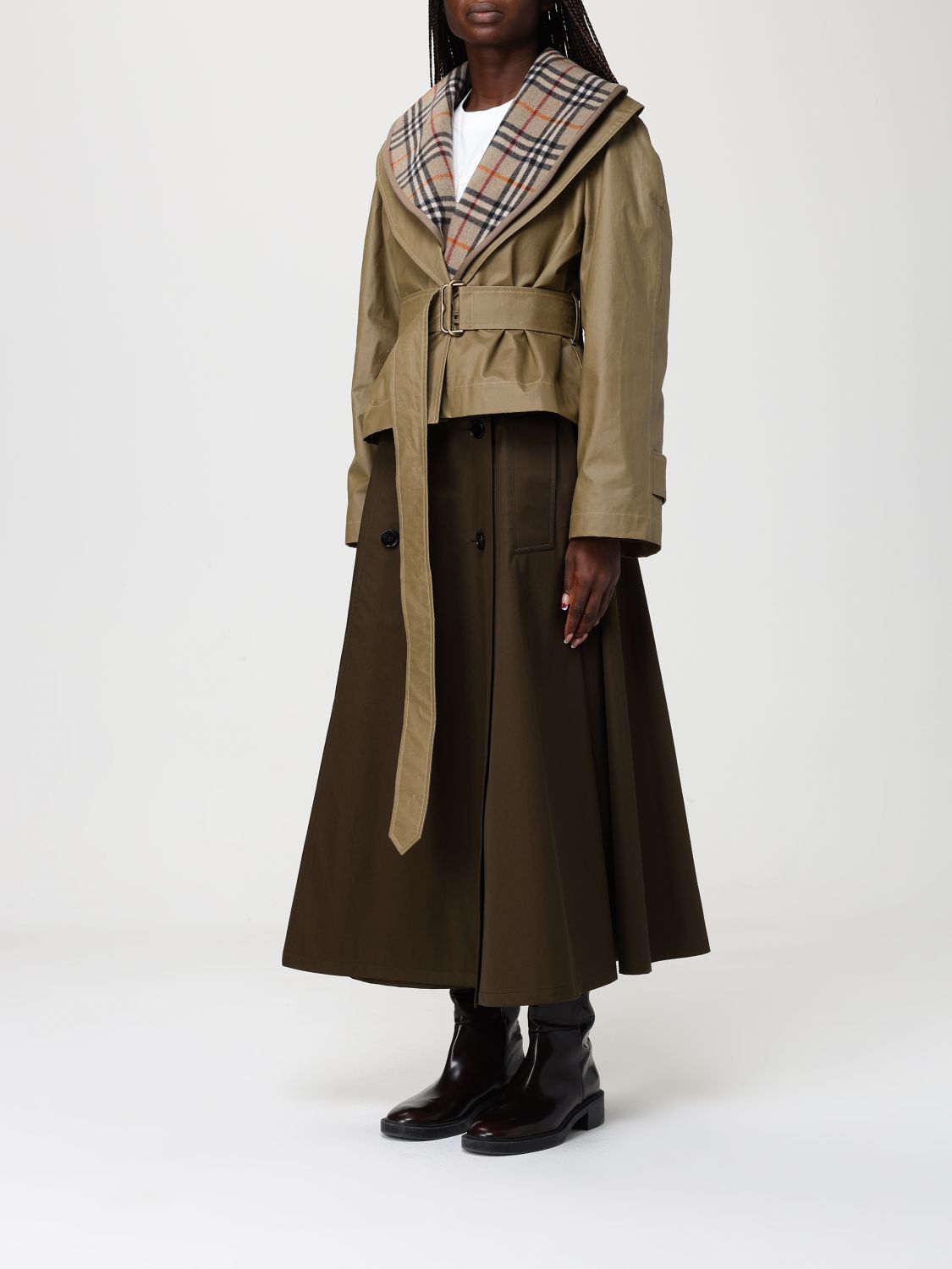 Burberry Burberry Jacket Woman Green Size XS / US 0-2 / IT 36-38 - 4 Thumbnail